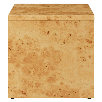 Modway - Hudson 1-Drawer Burl Wood Nightstand by Modway Bedroom Case Goods Natural - EEI-6855-BUR