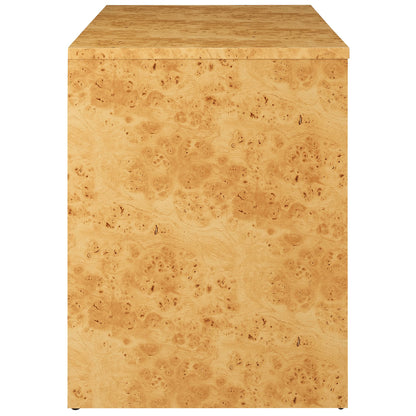 Modway - Hudson 2-Drawer Burl Wood Desk by Modway Office Furniture Computer Desks Natural - EEI-6858-BUR