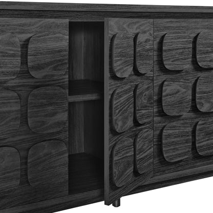 Modway - Toscana 61" Sideboard by Modway  Living Room Decor Black - EEI-6862-BLK
