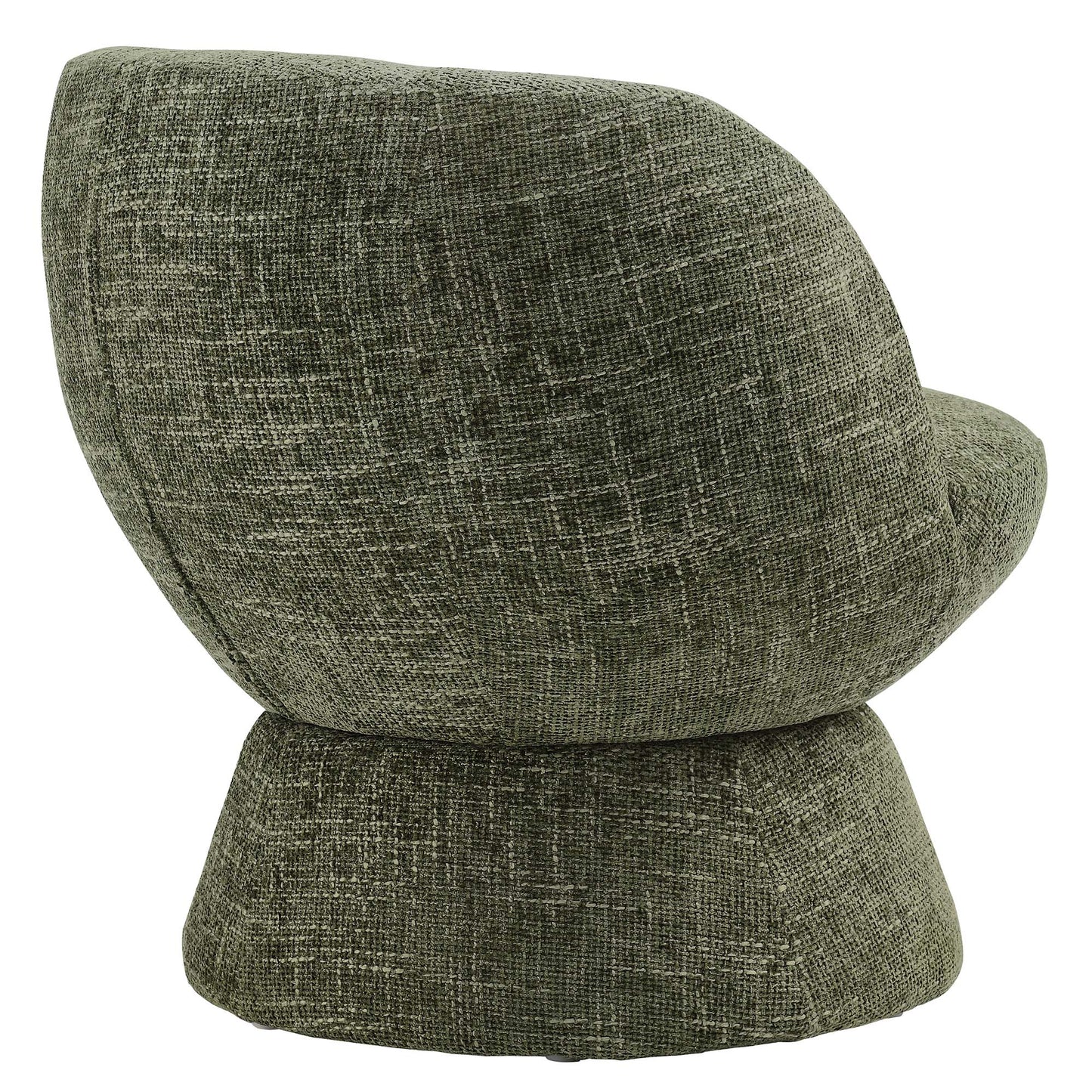 Modway - Vesta Chenille Fabric Upholstered Swivel Chair by Modway  Living Room Sofas and Armchairs Green - EEI-6863-BAS