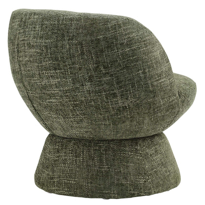 Modway - Vesta Chenille Fabric Upholstered Swivel Chair by Modway  Living Room Sofas and Armchairs Green - EEI-6863-BAS