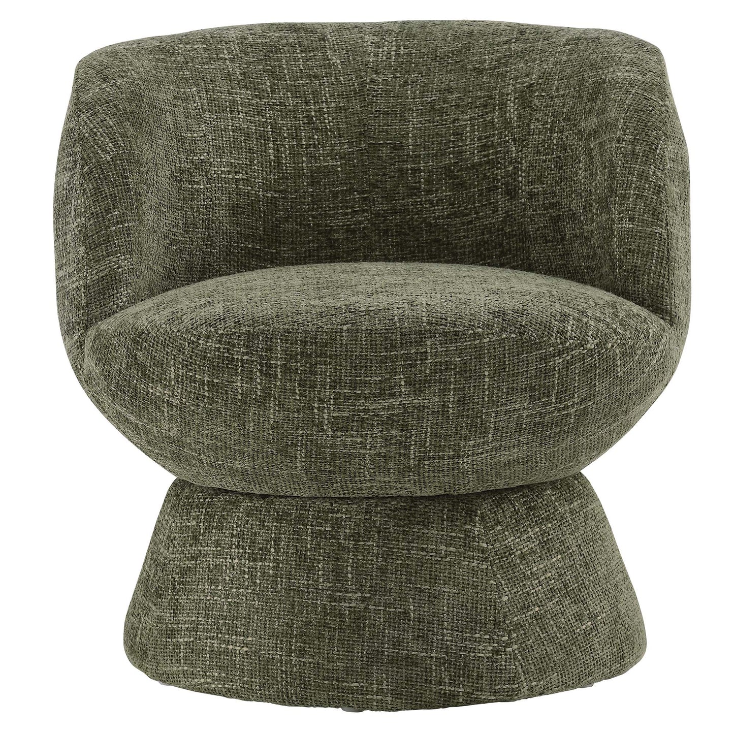 Modway - Vesta Chenille Fabric Upholstered Swivel Chair by Modway  Living Room Sofas and Armchairs Green - EEI-6863-BAS