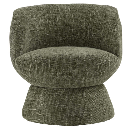 Modway - Vesta Chenille Fabric Upholstered Swivel Chair by Modway  Living Room Sofas and Armchairs Green - EEI-6863-BAS