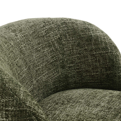 Modway - Vesta Chenille Fabric Upholstered Swivel Chair by Modway  Living Room Sofas and Armchairs Green - EEI-6863-BAS