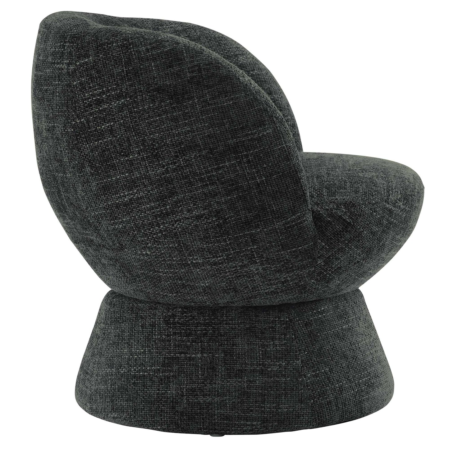 Modway - Vesta Chenille Fabric Upholstered Swivel Chair by Modway  Living Room Sofas and Armchairs Gray - EEI-6863-CAR