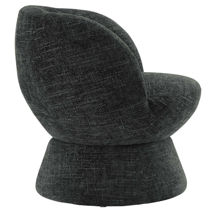 Modway - Vesta Chenille Fabric Upholstered Swivel Chair by Modway  Living Room Sofas and Armchairs Gray - EEI-6863-CAR