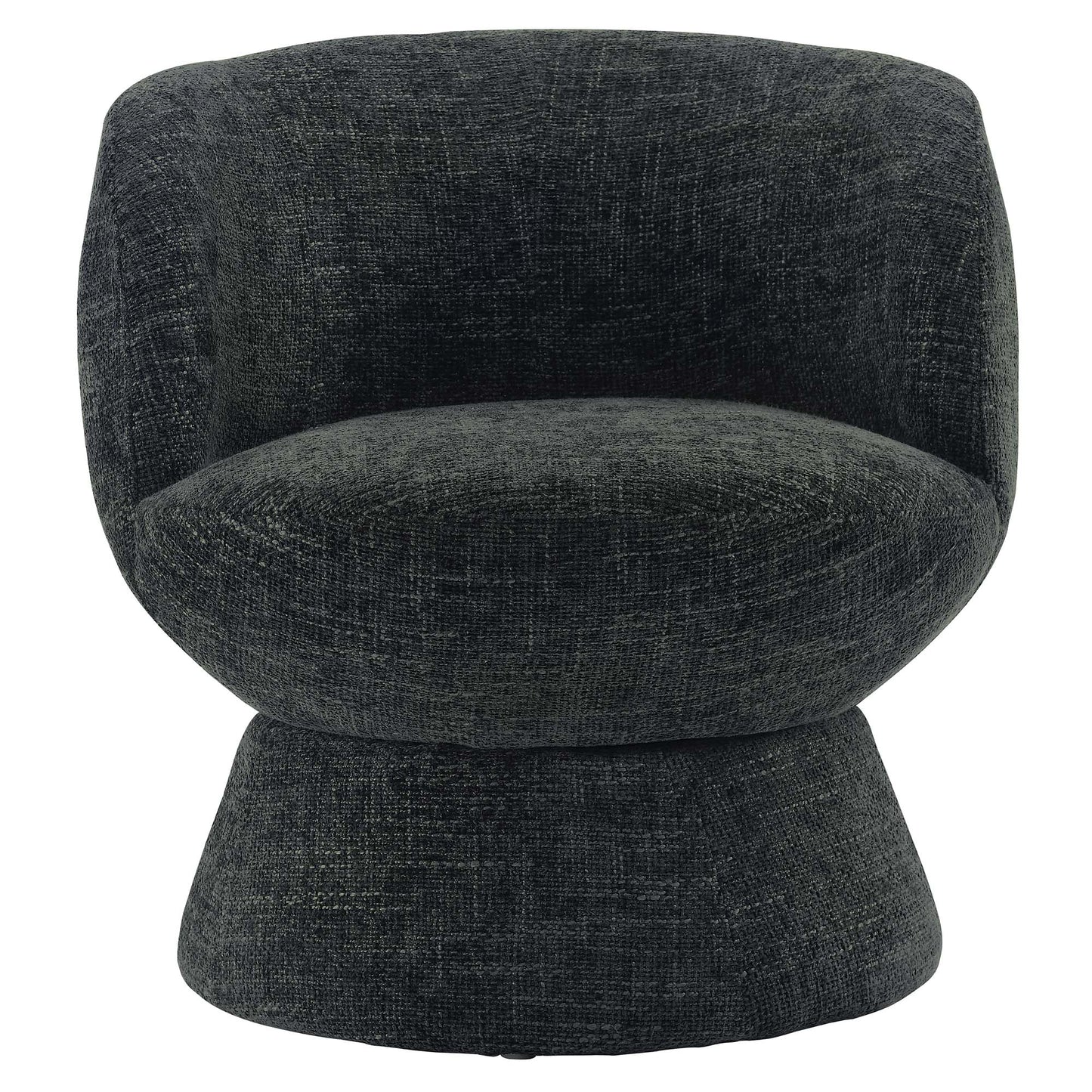 Modway - Vesta Chenille Fabric Upholstered Swivel Chair by Modway  Living Room Sofas and Armchairs Gray - EEI-6863-CAR