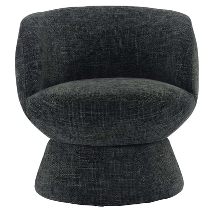 Modway - Vesta Chenille Fabric Upholstered Swivel Chair by Modway  Living Room Sofas and Armchairs Gray - EEI-6863-CAR
