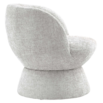 Modway - Vesta Chenille Fabric Upholstered Swivel Chair by Modway  Living Room Sofas and Armchairs Gray - EEI-6863-DOV