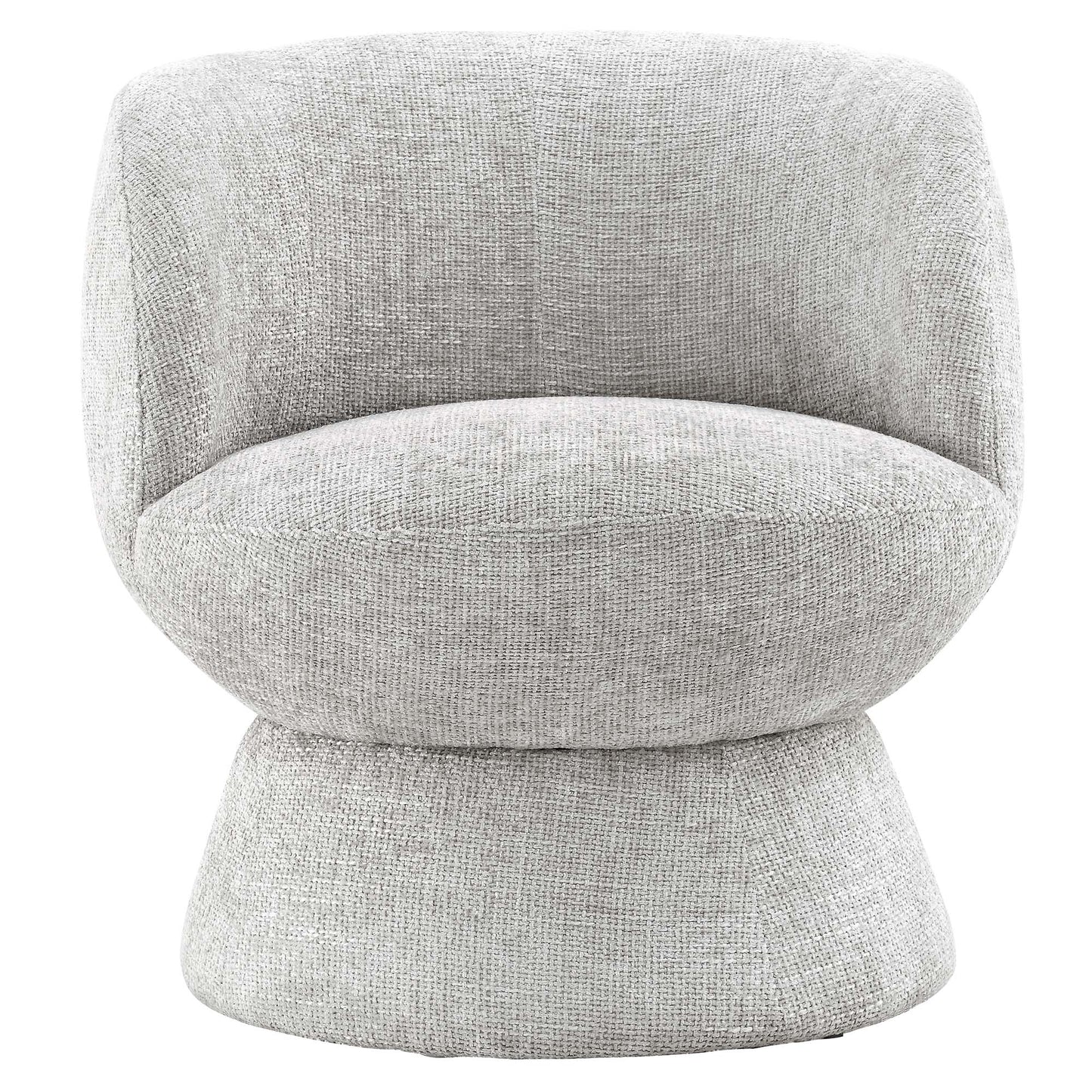 Modway - Vesta Chenille Fabric Upholstered Swivel Chair by Modway  Living Room Sofas and Armchairs Gray - EEI-6863-DOV