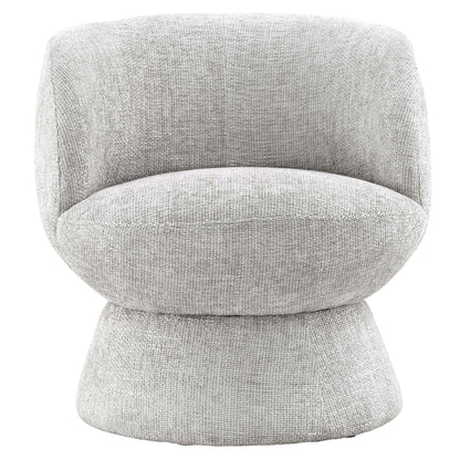 Modway - Vesta Chenille Fabric Upholstered Swivel Chair by Modway  Living Room Sofas and Armchairs Gray - EEI-6863-DOV