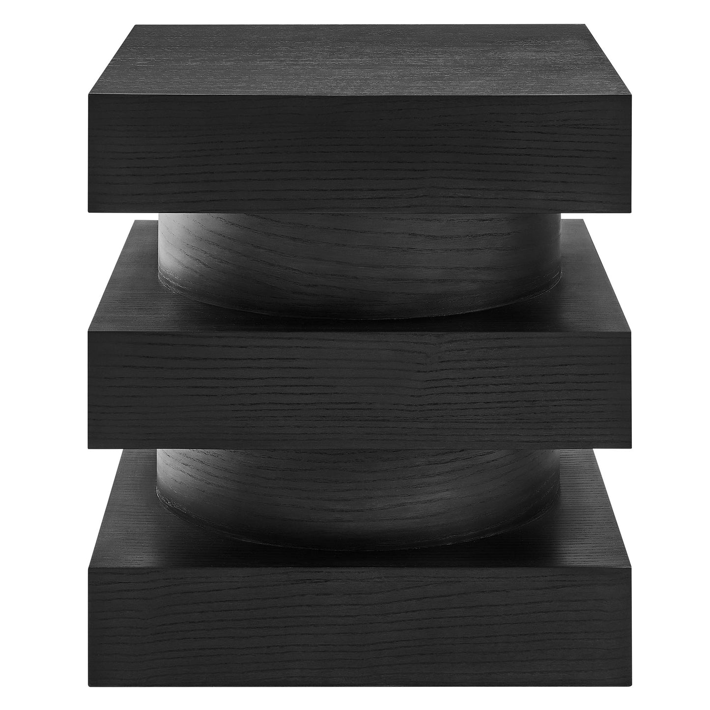Modway - Perpetuate Totem End Table by Modway  Living Room Tables Black - EEI-6864-BLK