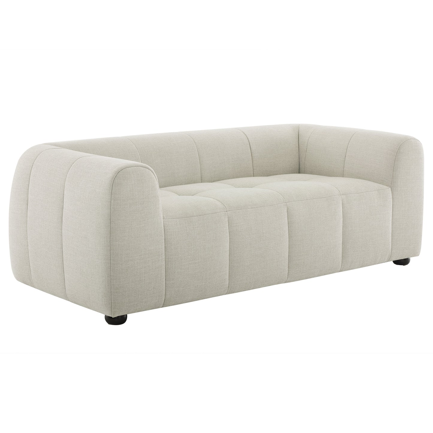 Modway - Liana Upholstered Fabric Loveseat by Modway  Living Room Sofas and Armchairs Gray - EEI-6867-LIN