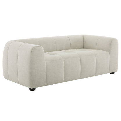 Modway - Liana Upholstered Fabric Loveseat by Modway  Living Room Sofas and Armchairs Gray - EEI-6867-LIN