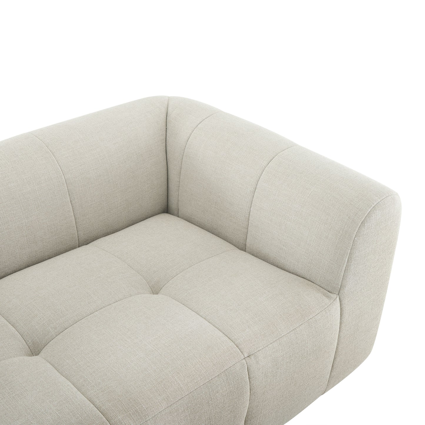 Modway - Liana Upholstered Fabric Loveseat by Modway  Living Room Sofas and Armchairs Gray - EEI-6867-LIN