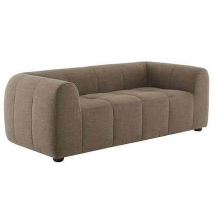 Modway - Liana Upholstered Fabric Loveseat by Modway  Living Room Sofas and Armchairs Brown - EEI-6867-MOC