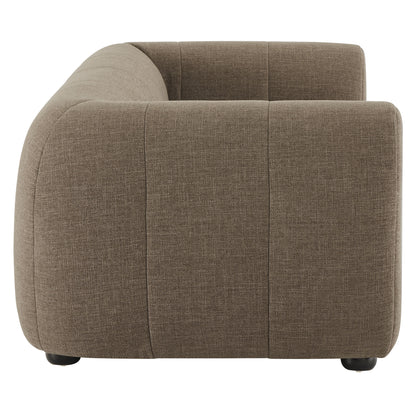 Modway - Liana Upholstered Fabric Loveseat by Modway  Living Room Sofas and Armchairs Brown - EEI-6867-MOC