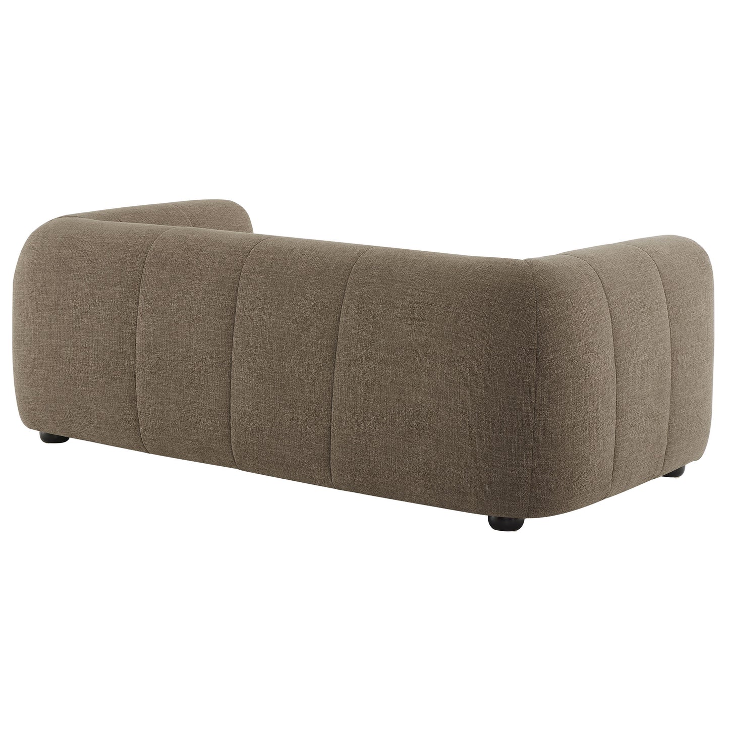 Modway - Liana Upholstered Fabric Loveseat by Modway  Living Room Sofas and Armchairs Brown - EEI-6867-MOC