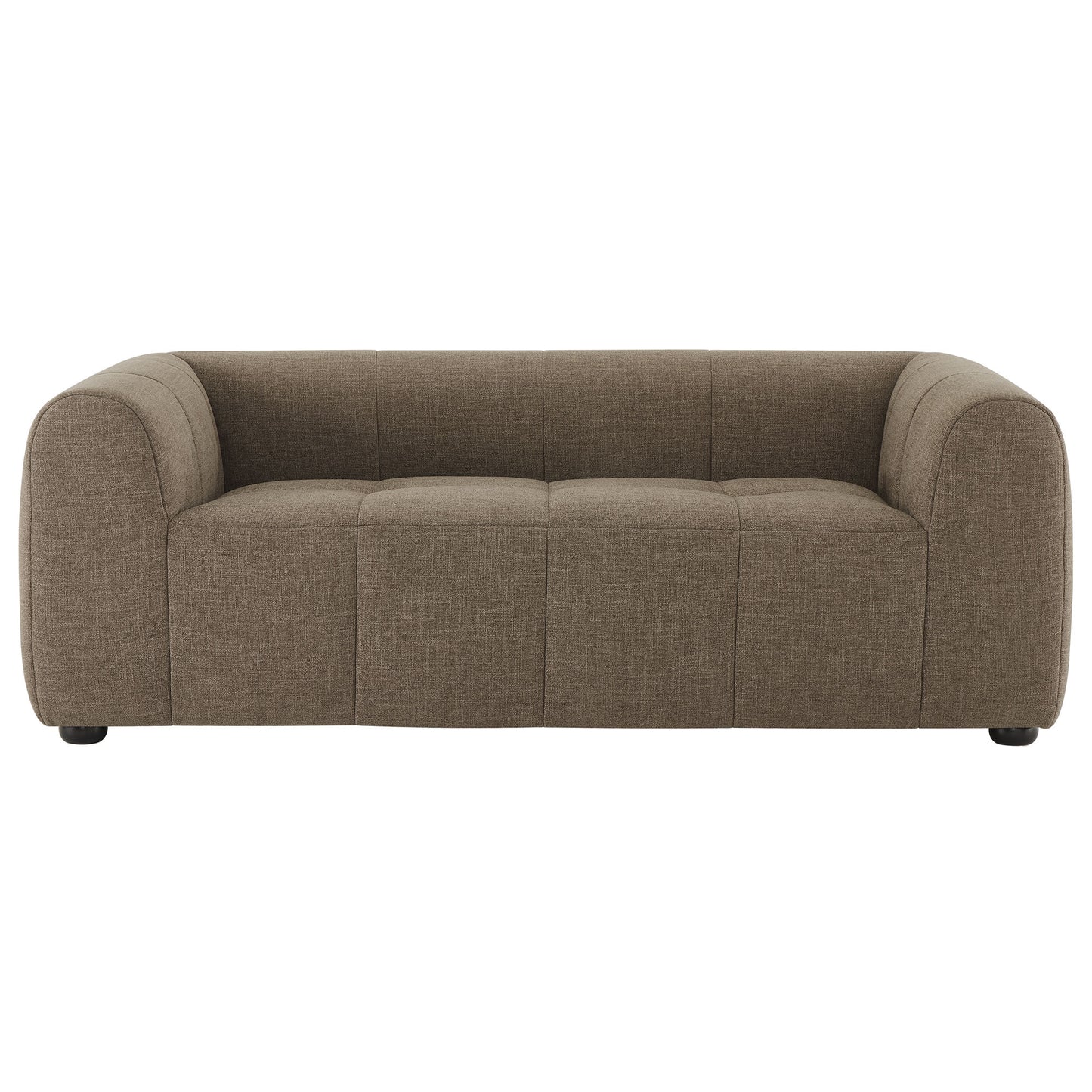 Modway - Liana Upholstered Fabric Loveseat by Modway  Living Room Sofas and Armchairs Brown - EEI-6867-MOC