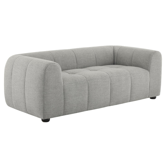 Modway - Liana Upholstered Fabric Loveseat by Modway  Living Room Sofas and Armchairs Gray - EEI-6867-PEW