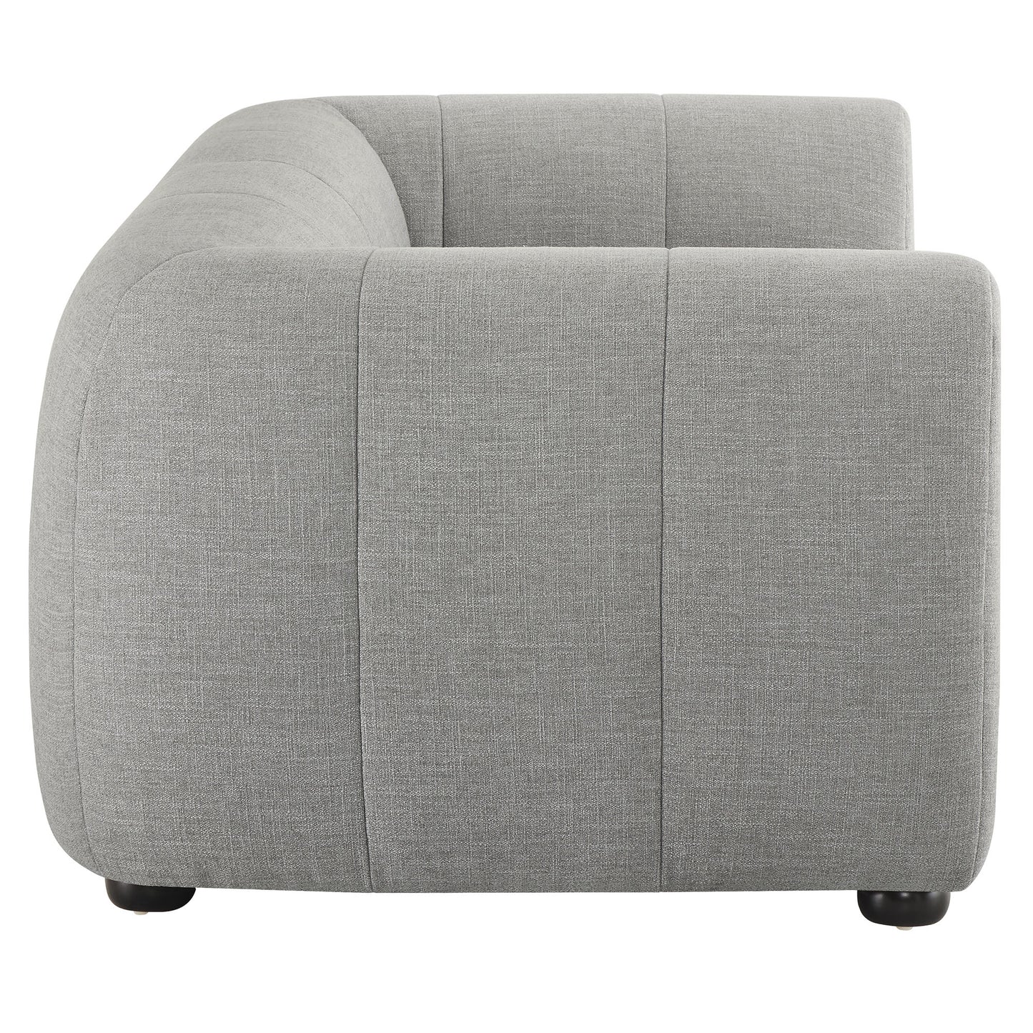 Modway - Liana Upholstered Fabric Loveseat by Modway  Living Room Sofas and Armchairs Gray - EEI-6867-PEW
