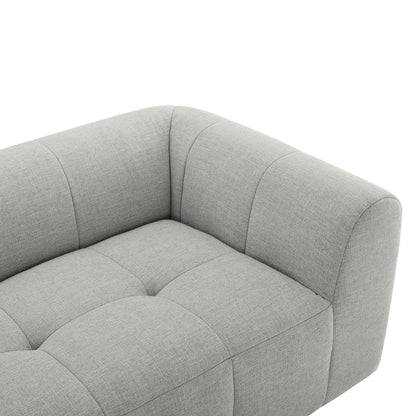 Modway - Liana Upholstered Fabric Loveseat by Modway  Living Room Sofas and Armchairs Gray - EEI-6867-PEW