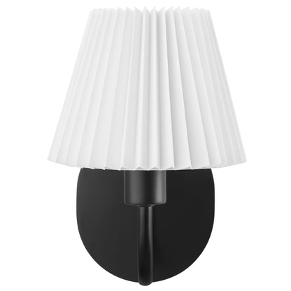 Modway - Wave Wall Sconce by Modway  Lighting Ceiling Lamps Black - EEI-6872-BLK