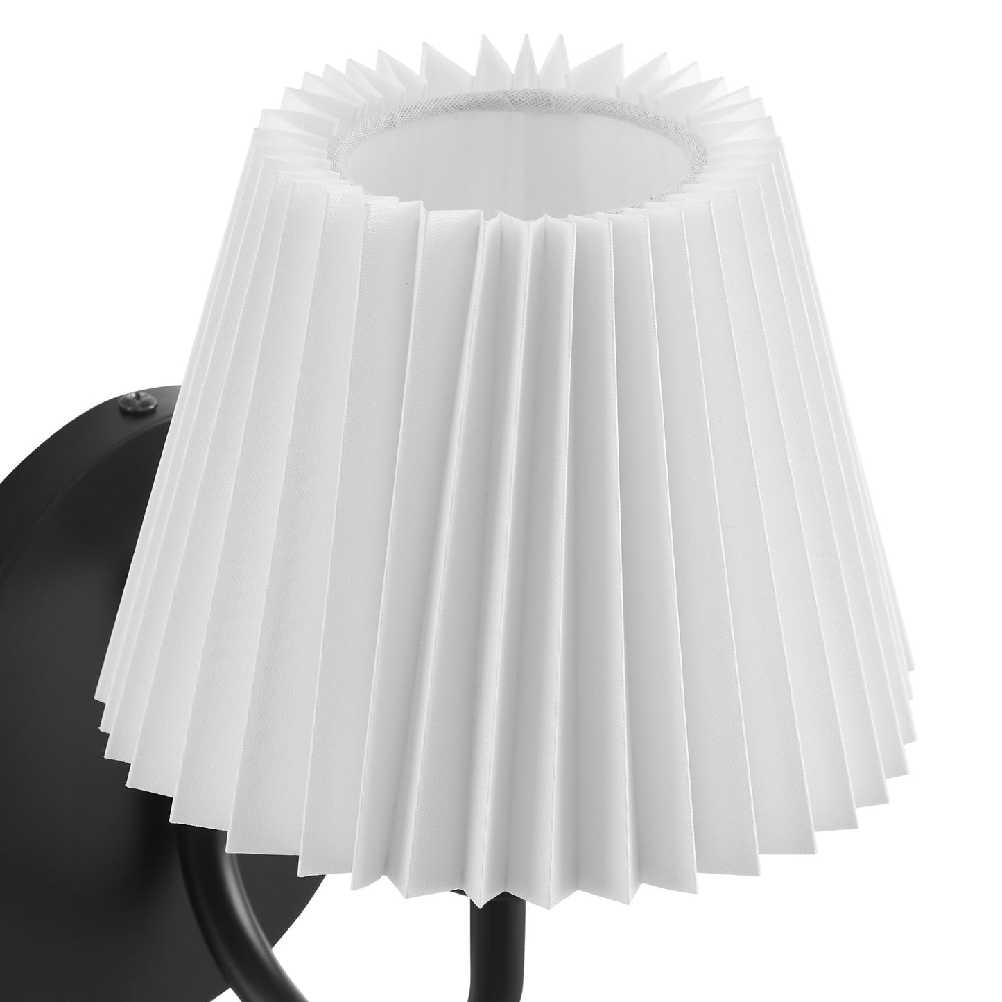 Modway - Wave Wall Sconce by Modway  Lighting Ceiling Lamps Black - EEI-6872-BLK