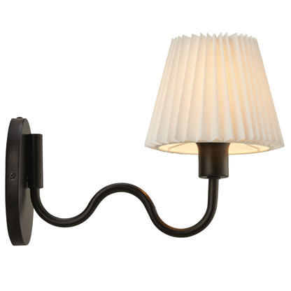 Modway - Wave Squiggle Arm Wall Sconce by Modway  Lighting Ceiling Lamps Black - EEI-6873-BLK