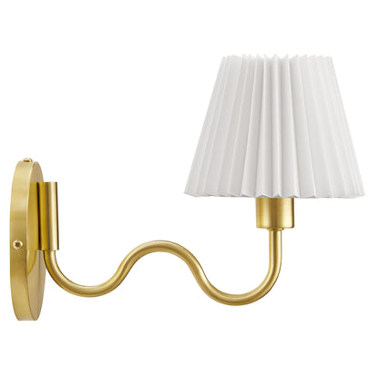 Modway - Wave Squiggle Arm Wall Sconce by Modway  Lighting Ceiling Lamps Brown - EEI-6873-BRA