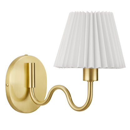 Modway - Wave Squiggle Arm Wall Sconce by Modway  Lighting Ceiling Lamps Brown - EEI-6873-BRA