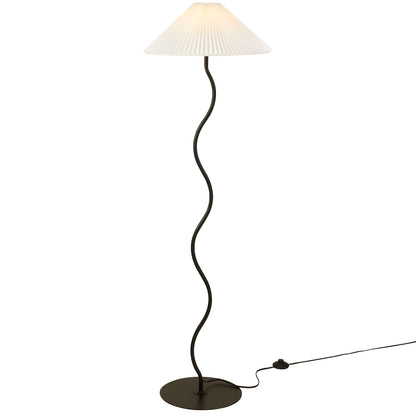 Modway - Wave Squiggle Floor Lamp by Modway  Lighting Table Lamps Black - EEI-6877-BLK