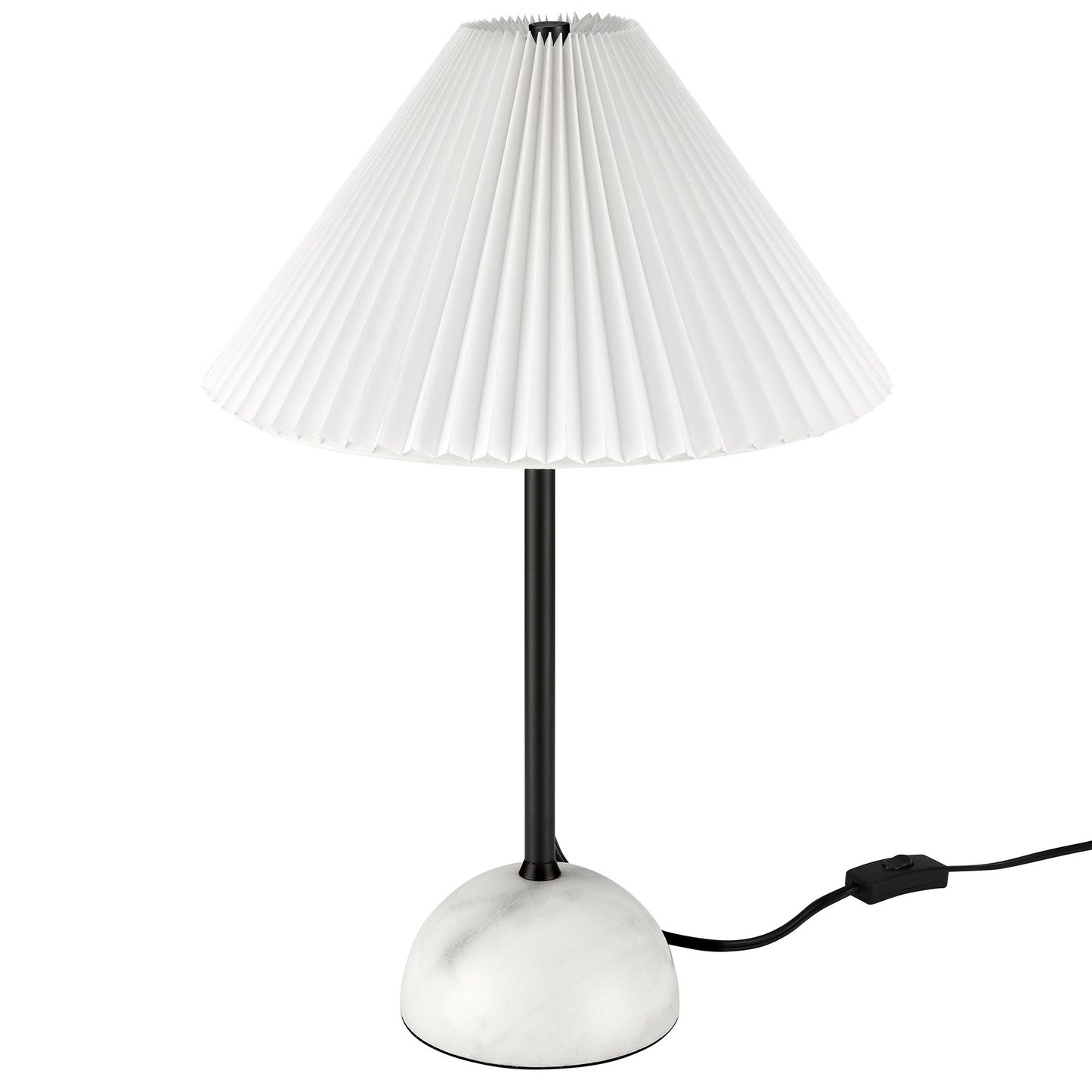 Modway - Illusion Marble Dome Table Lamp by Modway  Lighting Table Lamps Black - EEI-6878-BLK
