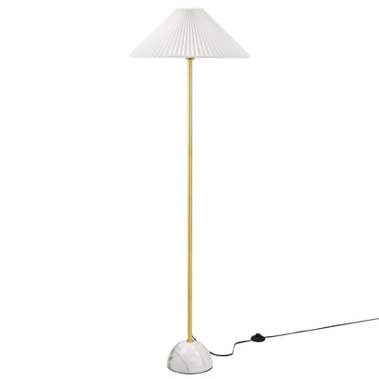 Modway - Illusion Marble Dome Floor Lamp by Modway  Lighting Table Lamps Gold - EEI-6879-BRA