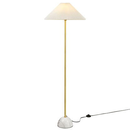 Modway - Illusion Marble Dome Floor Lamp by Modway  Lighting Table Lamps Gold - EEI-6879-BRA