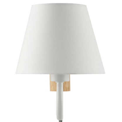 Modway - Sunlit Squiggle Arm Wall Sconce by Modway  Lighting Ceiling Lamps White - EEI-6881-NAT-WHI