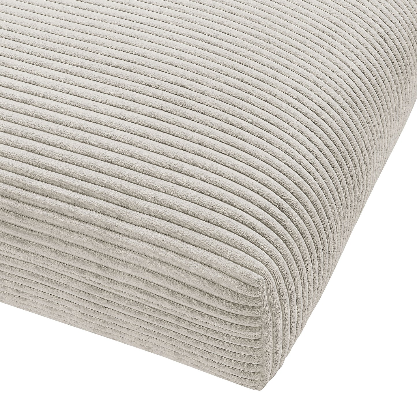 Modway - Solace Modular Corduroy Upholstered Ottoman by Modway  Living Room Sofas and Armchairs Brown - EEI-6888-ALM