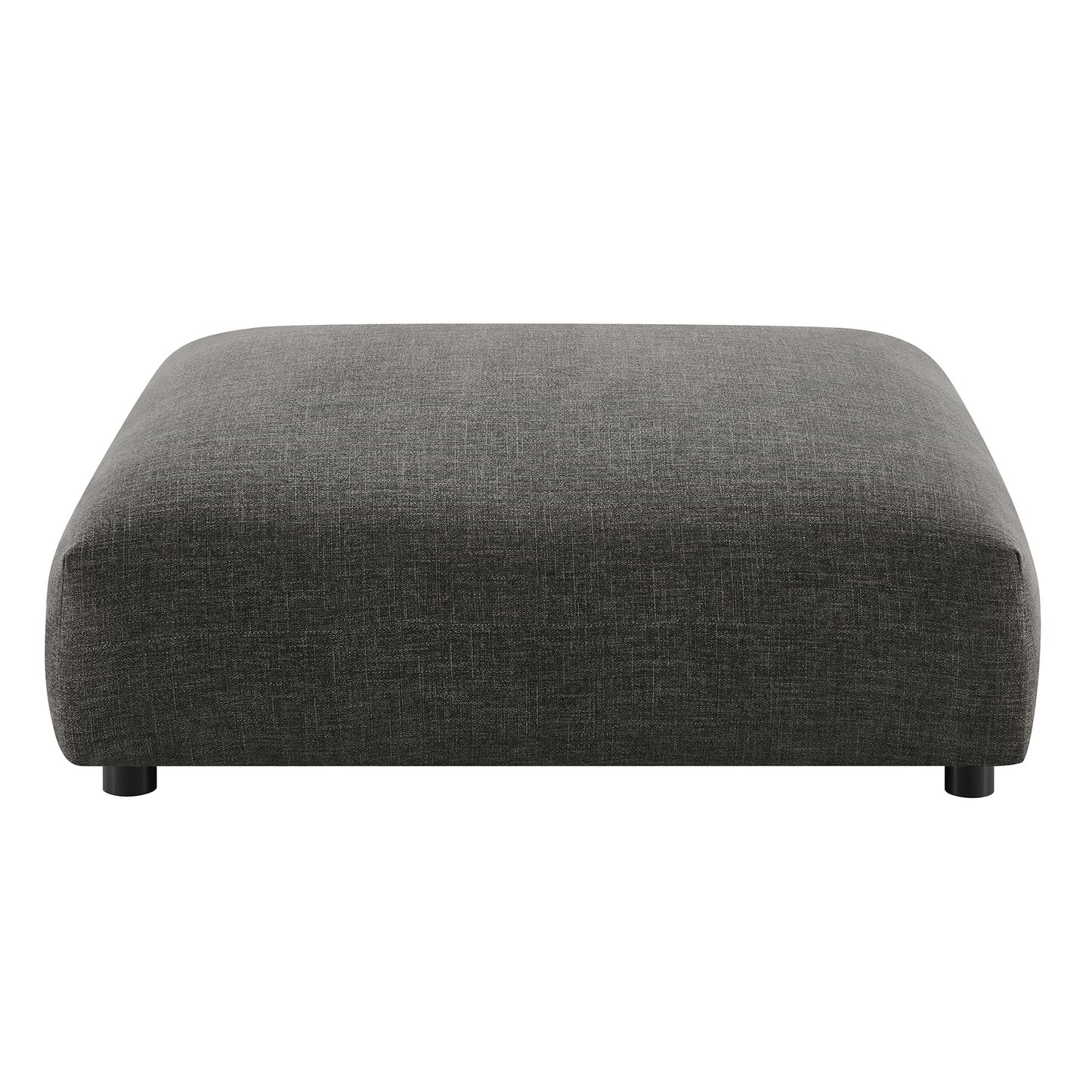 Modway - Solace Modular Upholstered Fabric Ottoman by Modway  Living Room Sofas and Armchairs Gray - EEI-6889-CHA