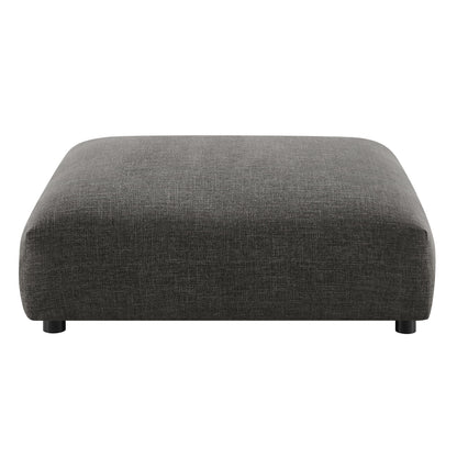 Modway - Solace Modular Upholstered Fabric Ottoman by Modway  Living Room Sofas and Armchairs Gray - EEI-6889-CHA
