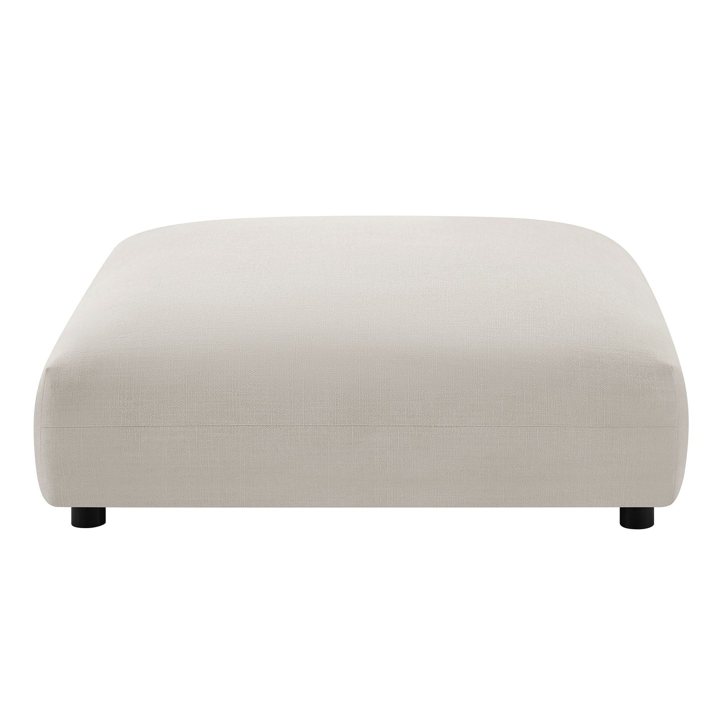 Modway - Solace Modular Upholstered Fabric Ottoman by Modway  Living Room Sofas and Armchairs Gray - EEI-6889-SAL