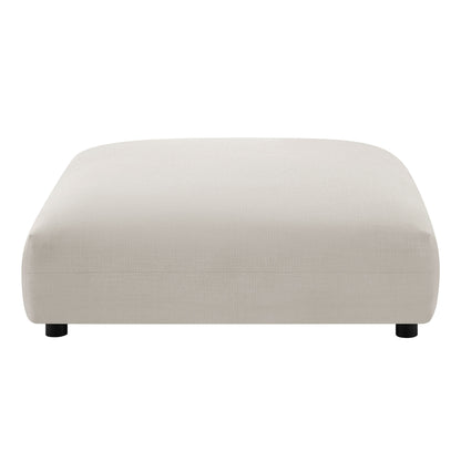 Modway - Solace Modular Upholstered Fabric Ottoman by Modway  Living Room Sofas and Armchairs Gray - EEI-6889-SAL