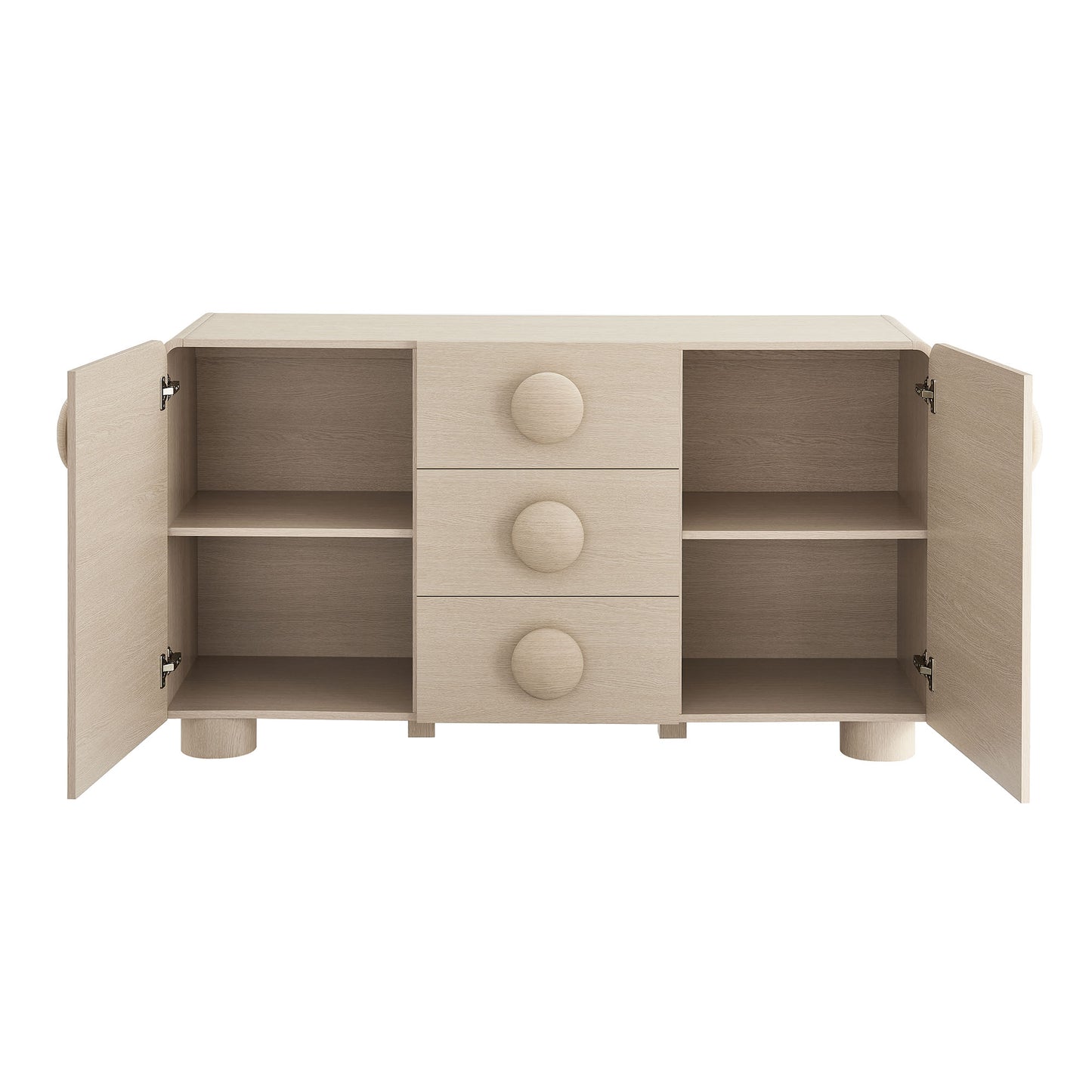 Modway - Sonnet 57" Sideboard Storage Cabinet by Modway  Living Room Decor Gray - EEI-6892-ASH