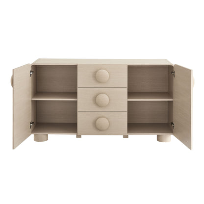 Modway - Sonnet 57" Sideboard Storage Cabinet by Modway  Living Room Decor Gray - EEI-6892-ASH