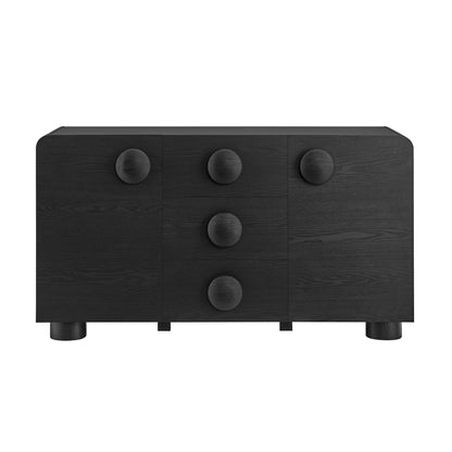 Modway - Sonnet 57" Sideboard Storage Cabinet by Modway  Living Room Decor Black - EEI-6892-BLK
