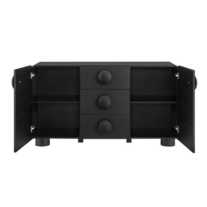 Modway - Sonnet 57" Sideboard Storage Cabinet by Modway  Living Room Decor Black - EEI-6892-BLK