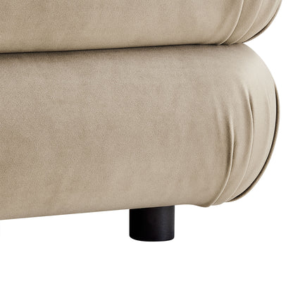 Modway Outlet Jubilee Modular Performance Velvet Ottoman by Modway  Living Room Furniture Taupe - EEI-6899-TAU