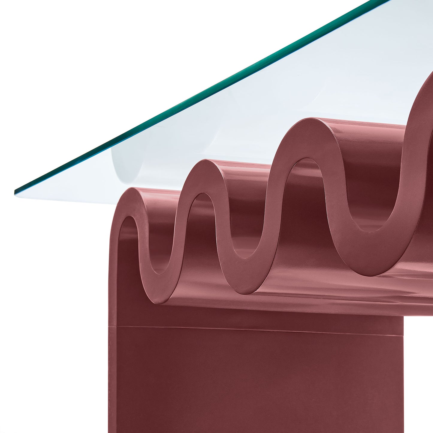 Modway - Ondine Glass Top Coffee Table by Modway  Living Room Tables Purple - EEI-6900-SPA