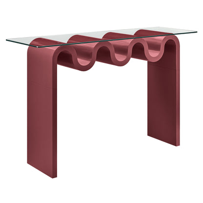 Modway - Ondine Glass Top 50" Console Table by Modway  Living Room Tables Purple - EEI-6901-SPA