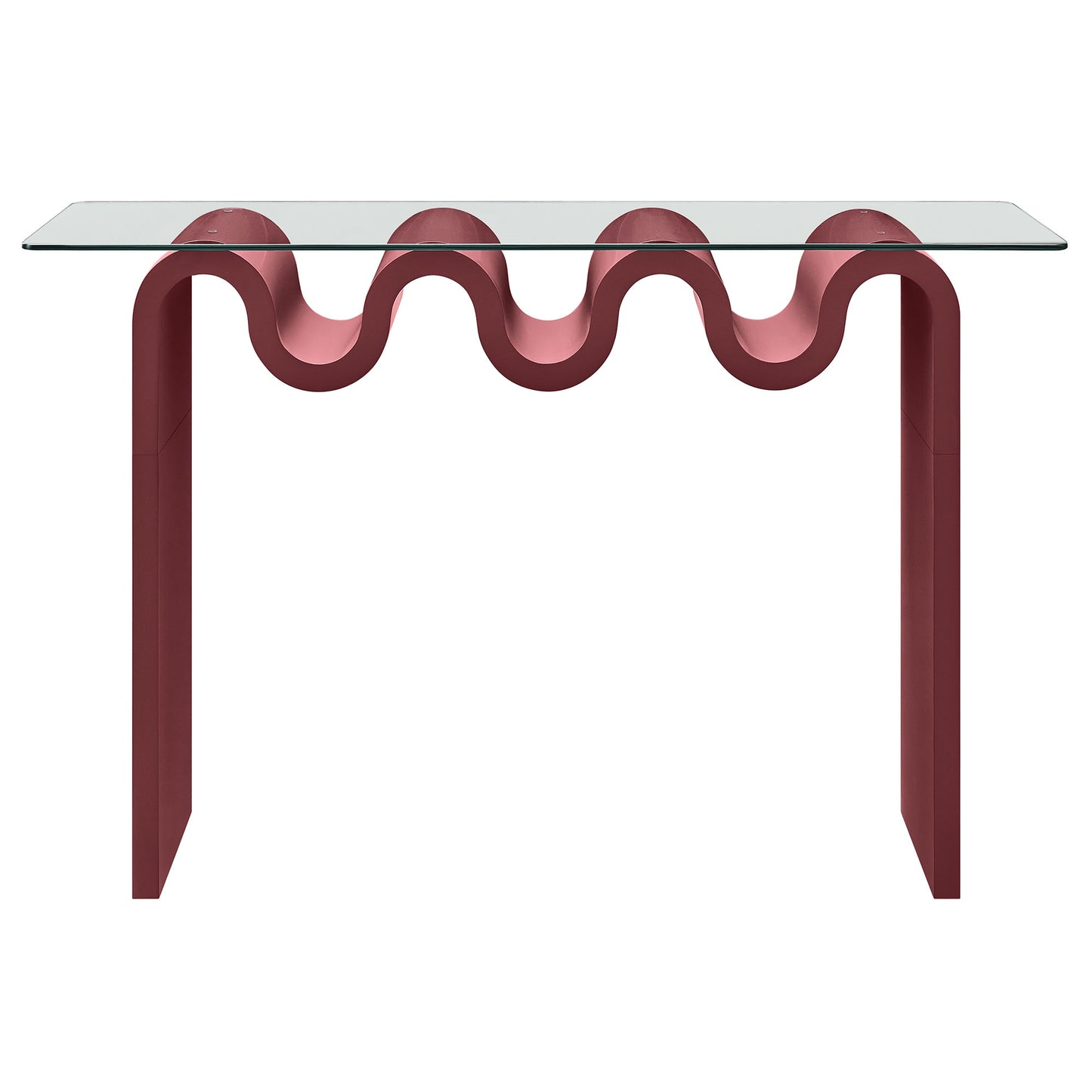 Modway - Ondine Glass Top 50" Console Table by Modway  Living Room Tables Purple - EEI-6901-SPA