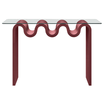 Modway - Ondine Glass Top 50" Console Table by Modway  Living Room Tables Purple - EEI-6901-SPA